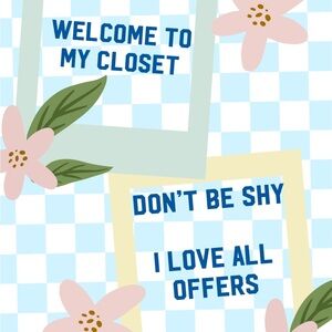 All offers welcome! Clearance! I’m accepting most offers!